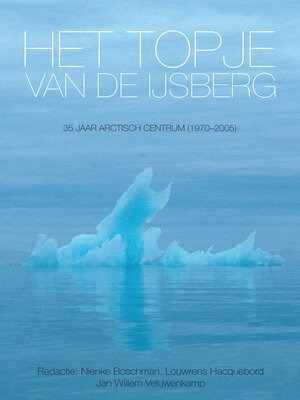 cover image of Het Topje Van De Ijsberg